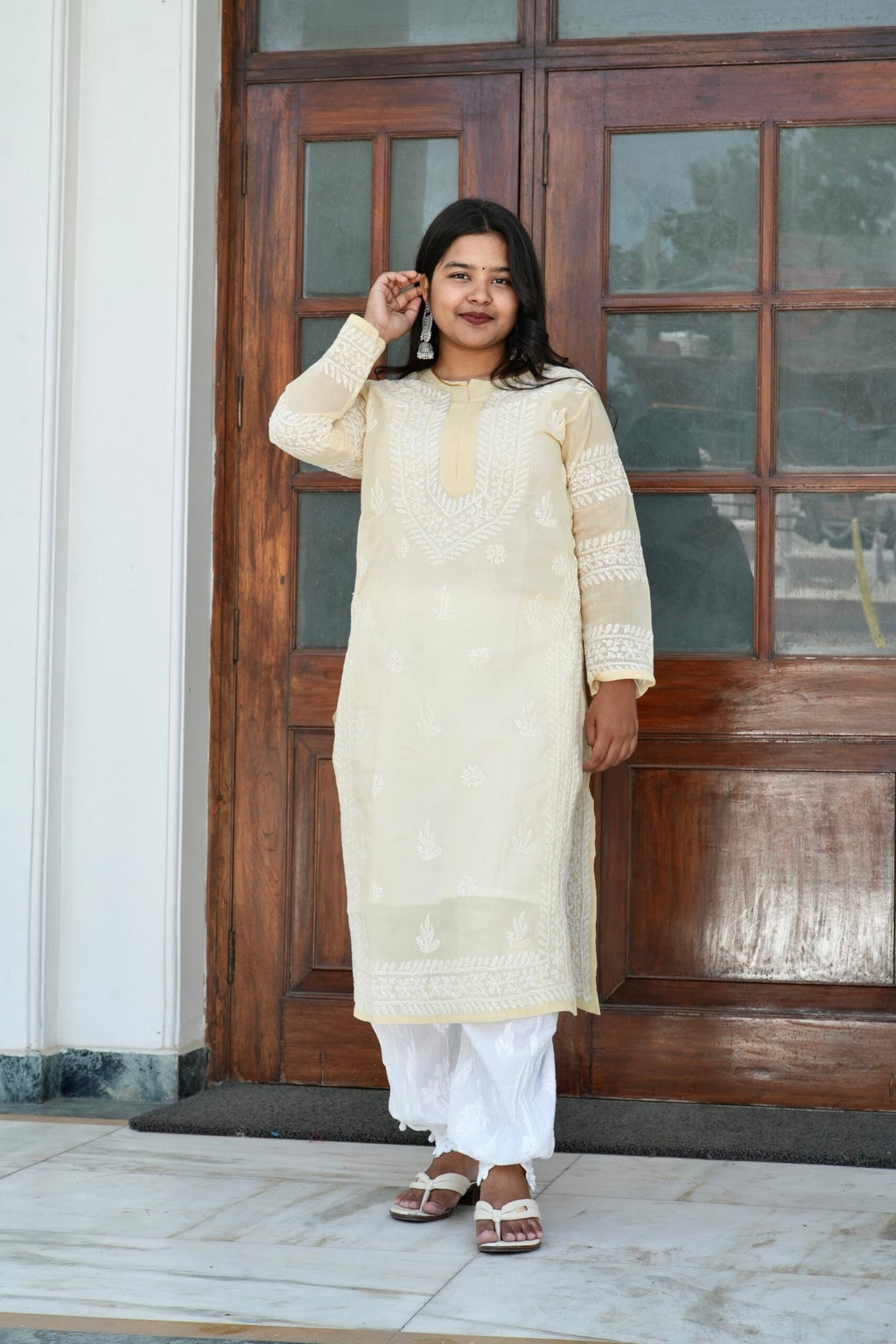 Nazakat fully embroidered kurta