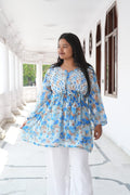 Handcrafted anarkali top