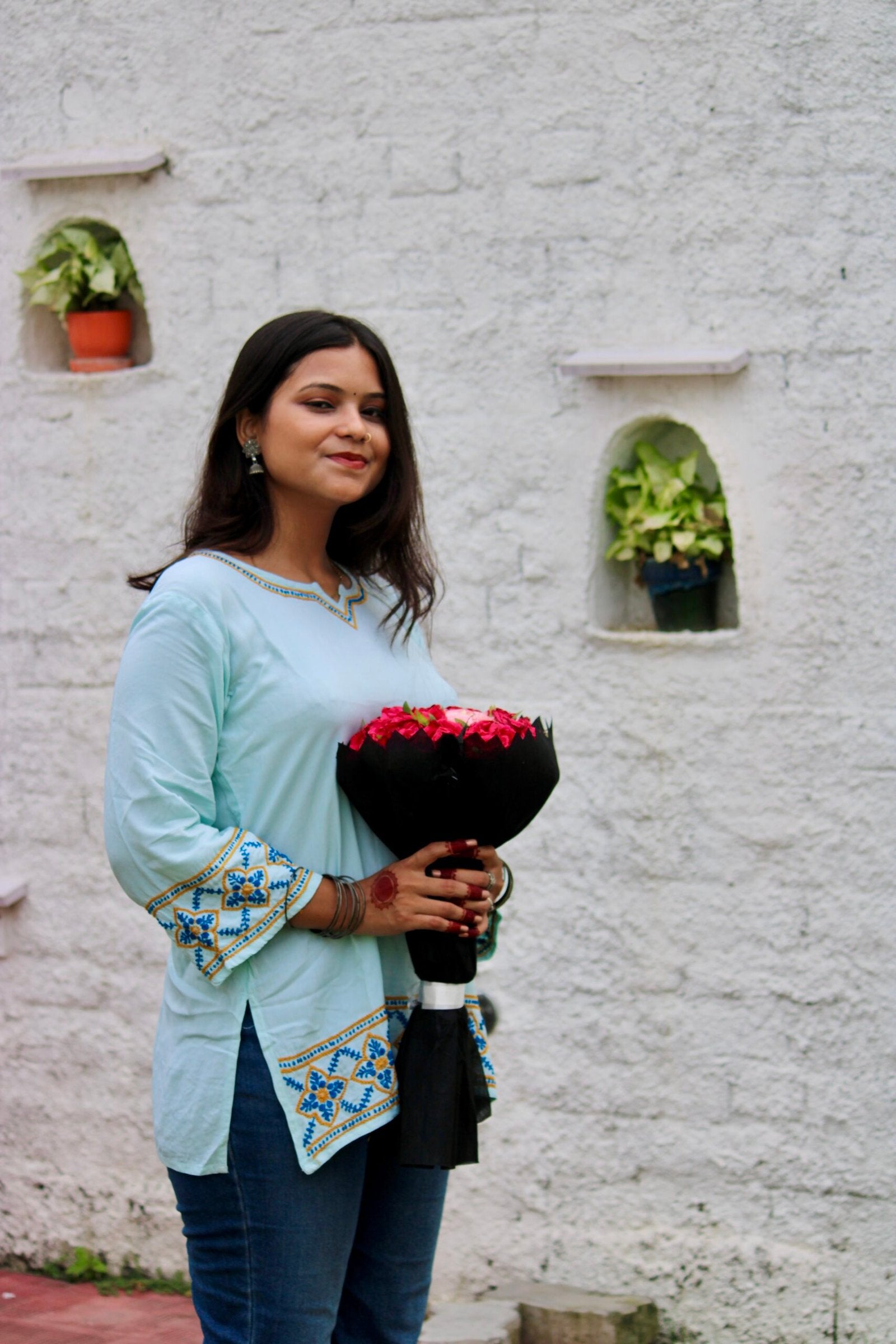 Nazrana backless short kurti