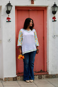 Nazrana sunflower chik kurti