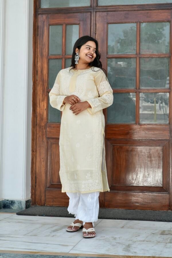 Nazakat fully embroidered kurta - Image 2