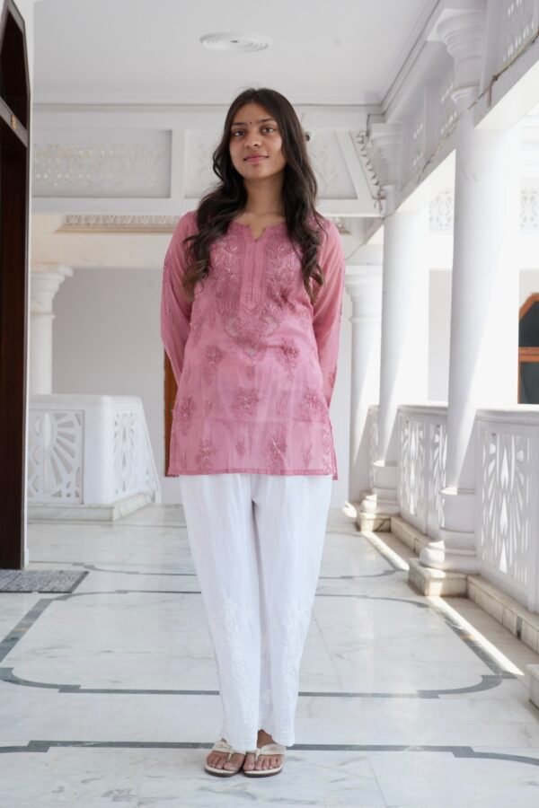 Handcrafted short kurti - Image 2