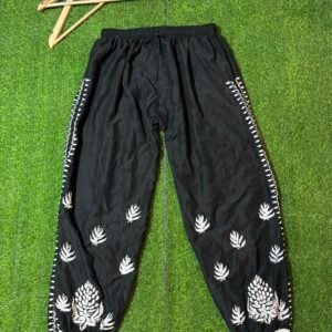 Handcrafted black afghani pants(free size)