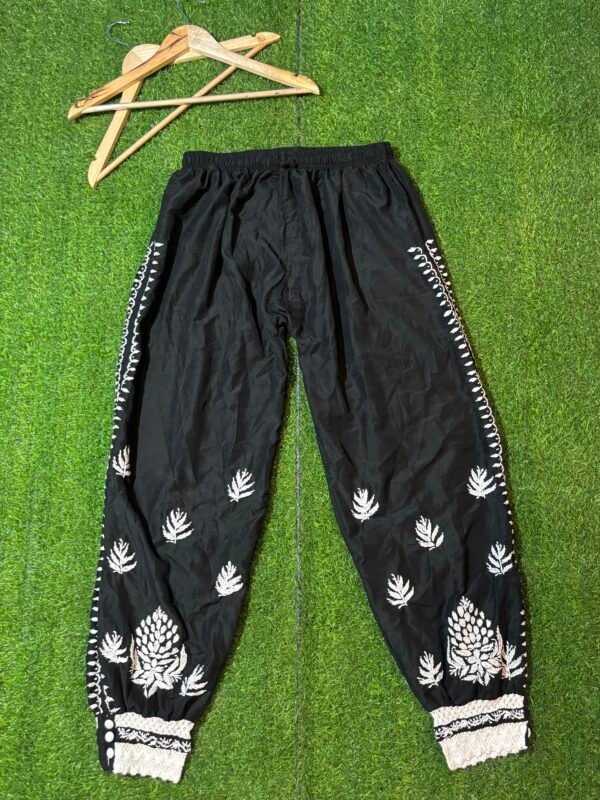 Handcrafted black afghani pants(free size)