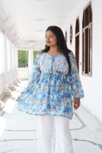 Handcrafted anarkali top